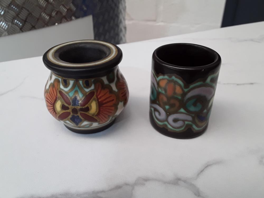 LOT DE 2 PIECES GOUDA ANNEE 20