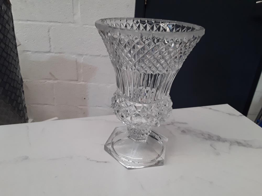 VASE VAL ST LAMBERT SIGNÉ