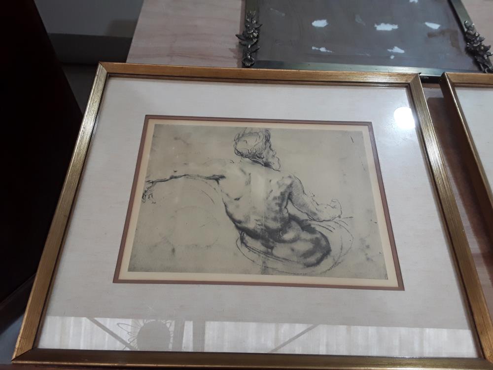 SERIGRAPHIE NUE HOMME 