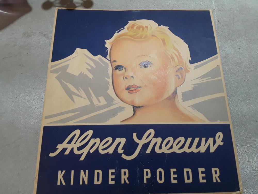 PUBLICITÉ VINTAGE KINDER POEDER 