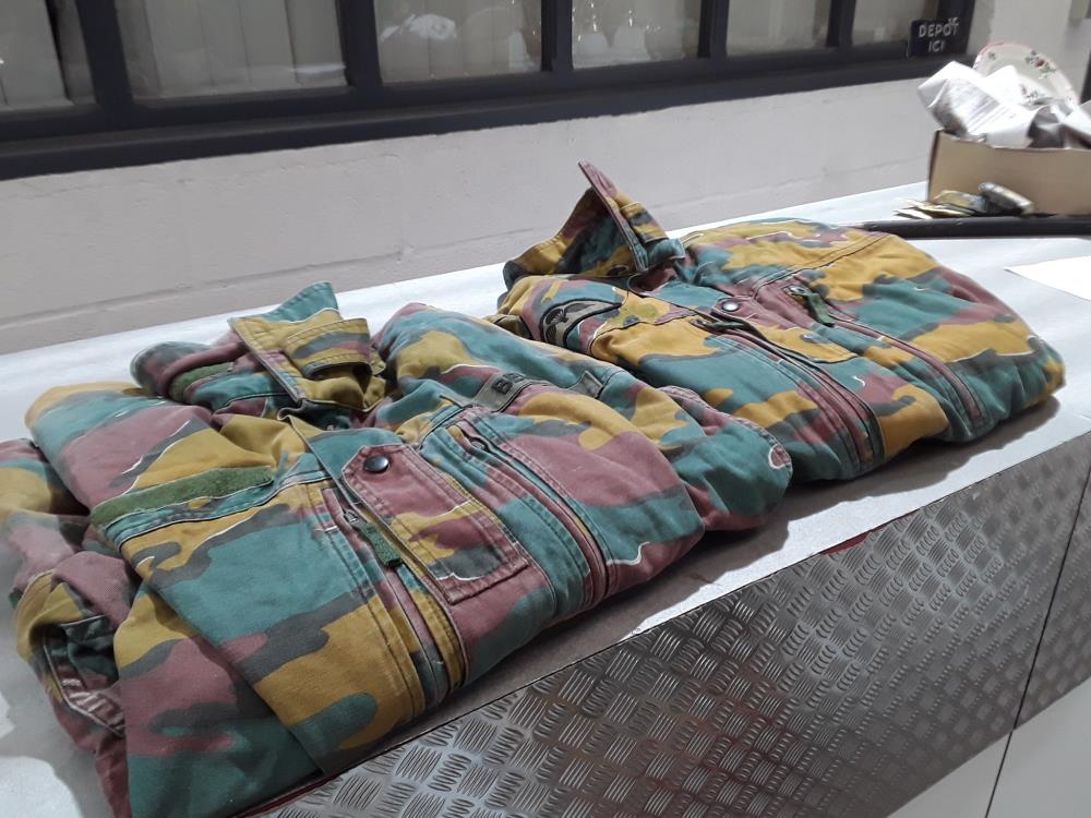 VESTE CAMOUFLAGE JIGSAW ARMÉE BELGE 