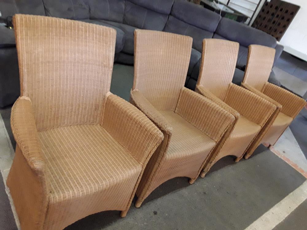 SERIE DE 4 FAUTEUILS LOOM