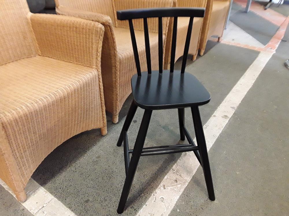 CHAISE HAUTE NOIR ENFANT 