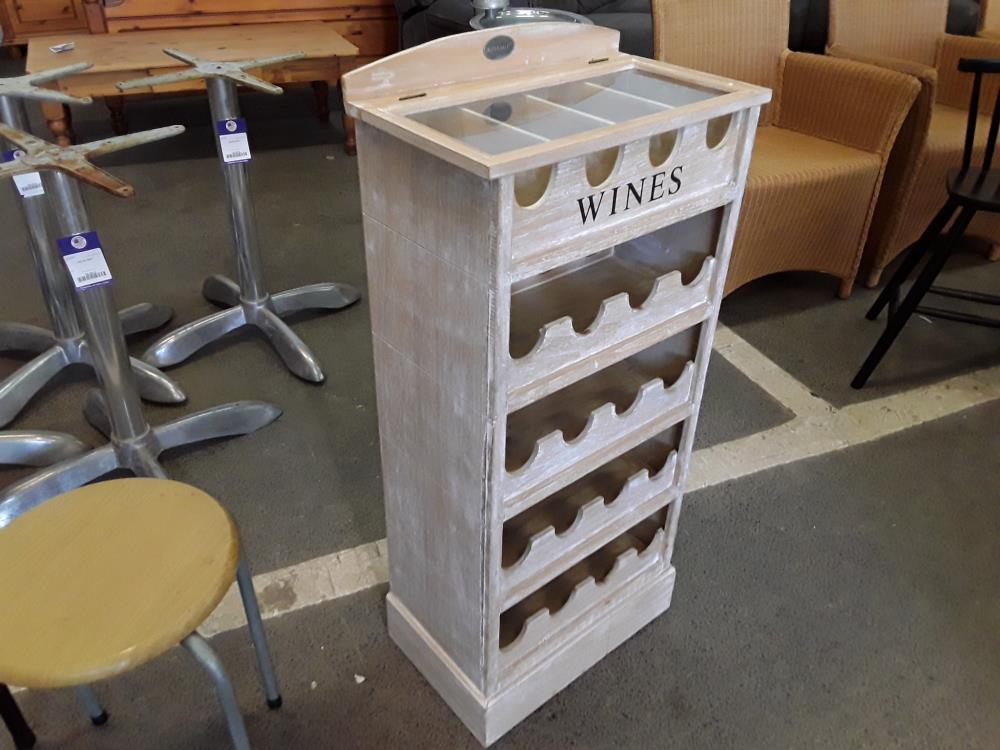 MEUBLE PRÉSENTOIR BOUTEILLES 