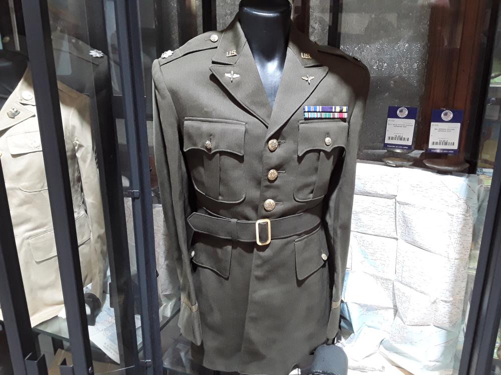 UNIFORME OFFICIER LIEUTENANT-COLONEL VESTE PANTALON USAF R.F.MC.CANN