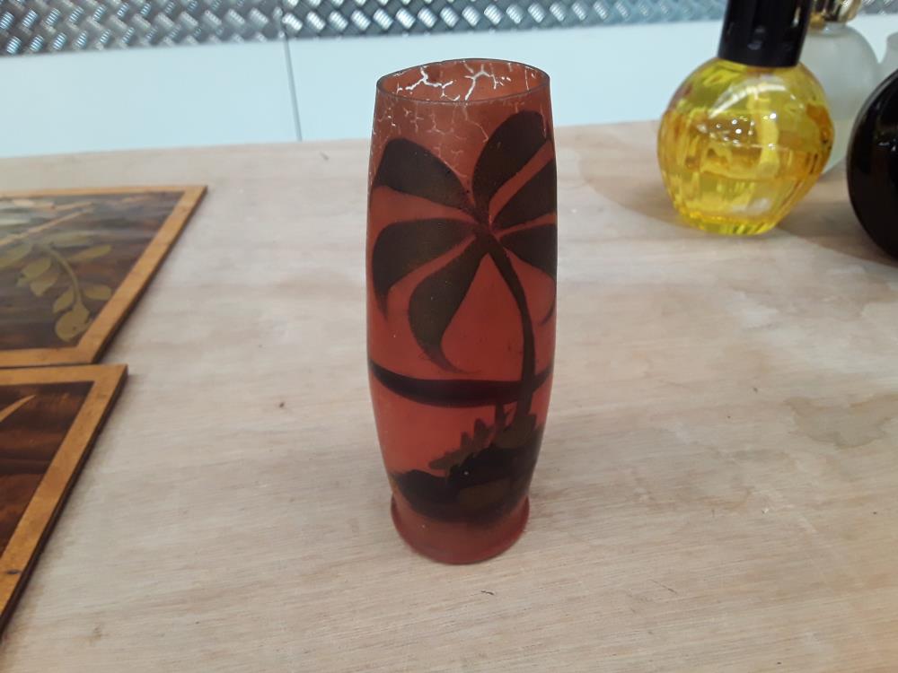 VASE DECO MARQUE LE VERRE FRANÇAIS ART DECO 