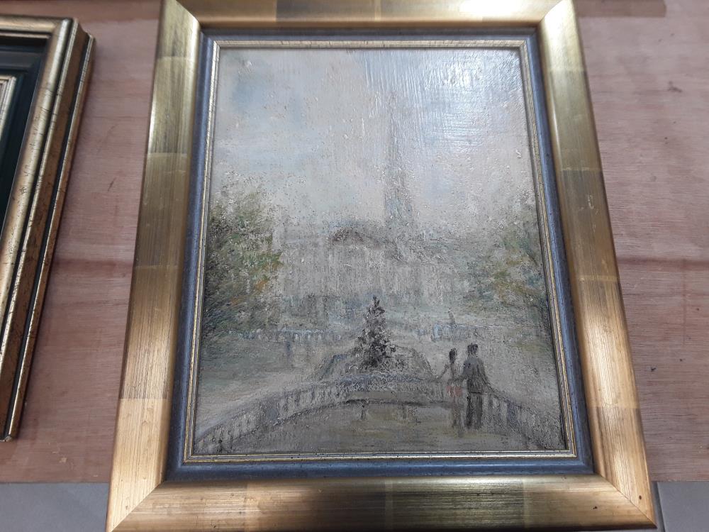 PEINTURE SCENE ROMANTIQUE 