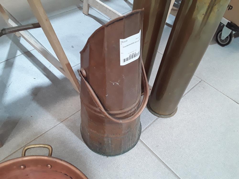 CHARBONNIÈRE EN CUIVRE 