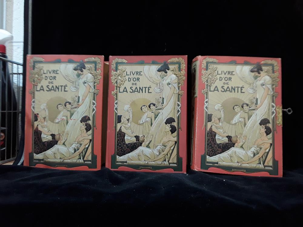 SERIE DE TROIS LIVRES SUR LA SANTE