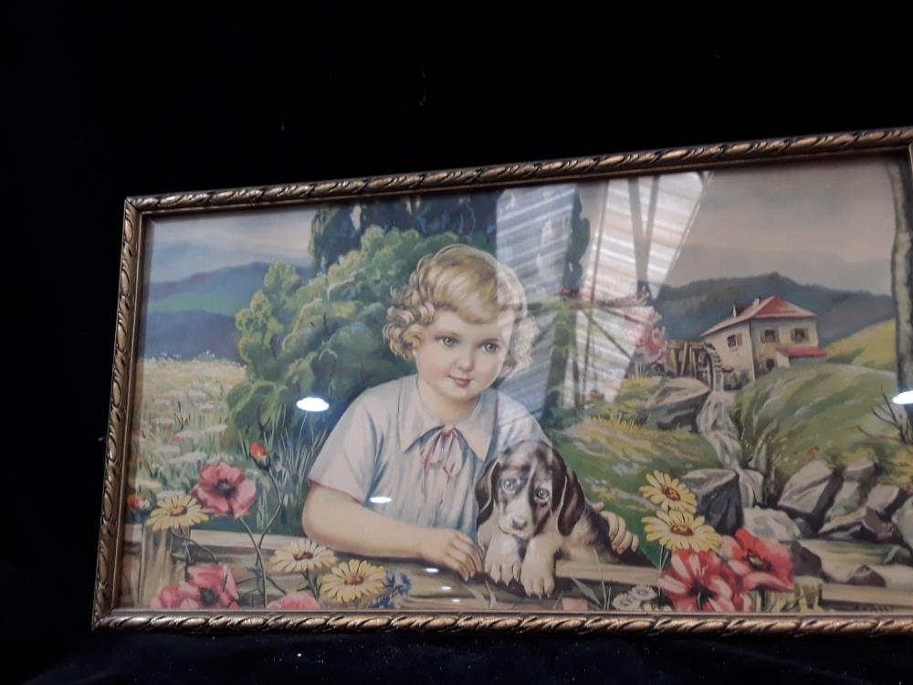 CADRE  ANNEE 40 ENFANT