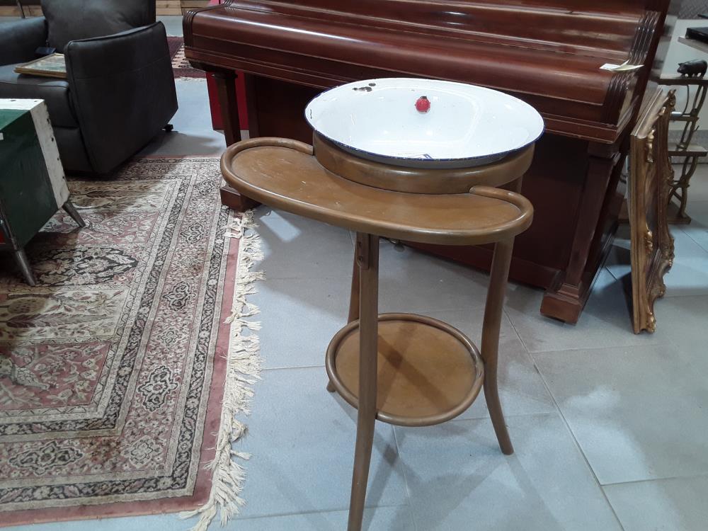 EVIER EMAILLE BLANC SUR PIED 