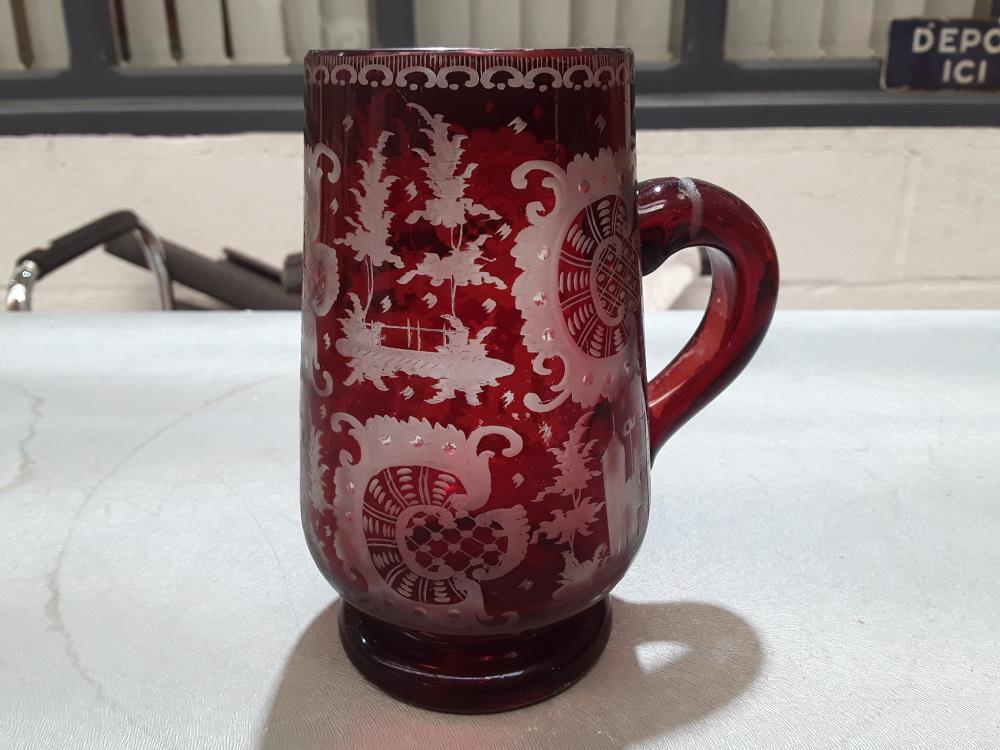 CHOPPE BOHÈME TAILLÉE FIN 19EME 