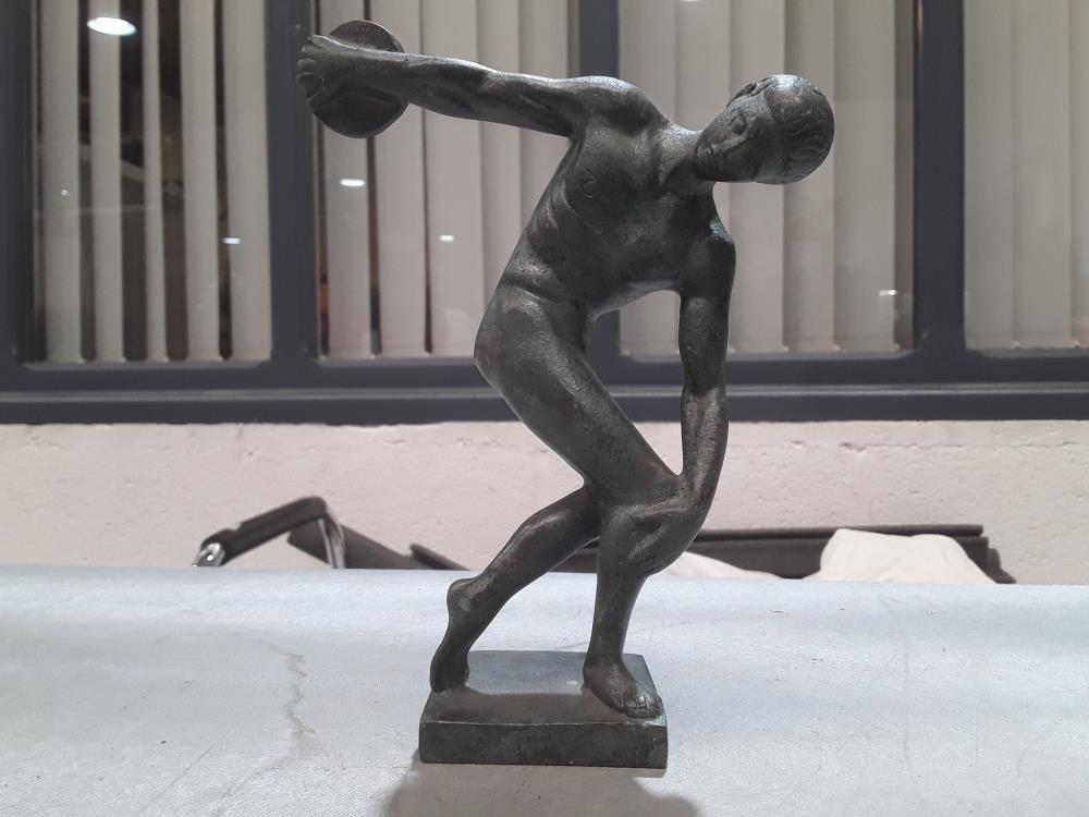 BRONZE SE ST ROMAIN LANCEUR DE DISQUE 