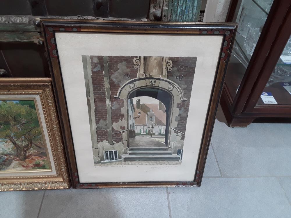 AQUARELLE GRAND VIEUX COIN 