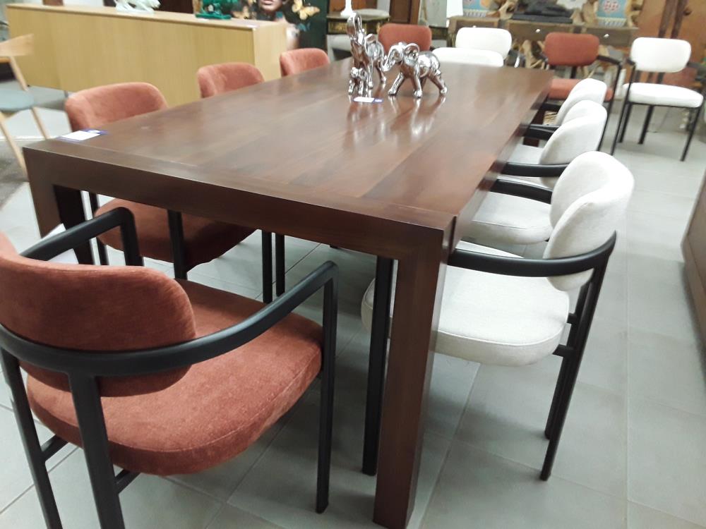 TABLE EN TECK MASSIF 2M/1M