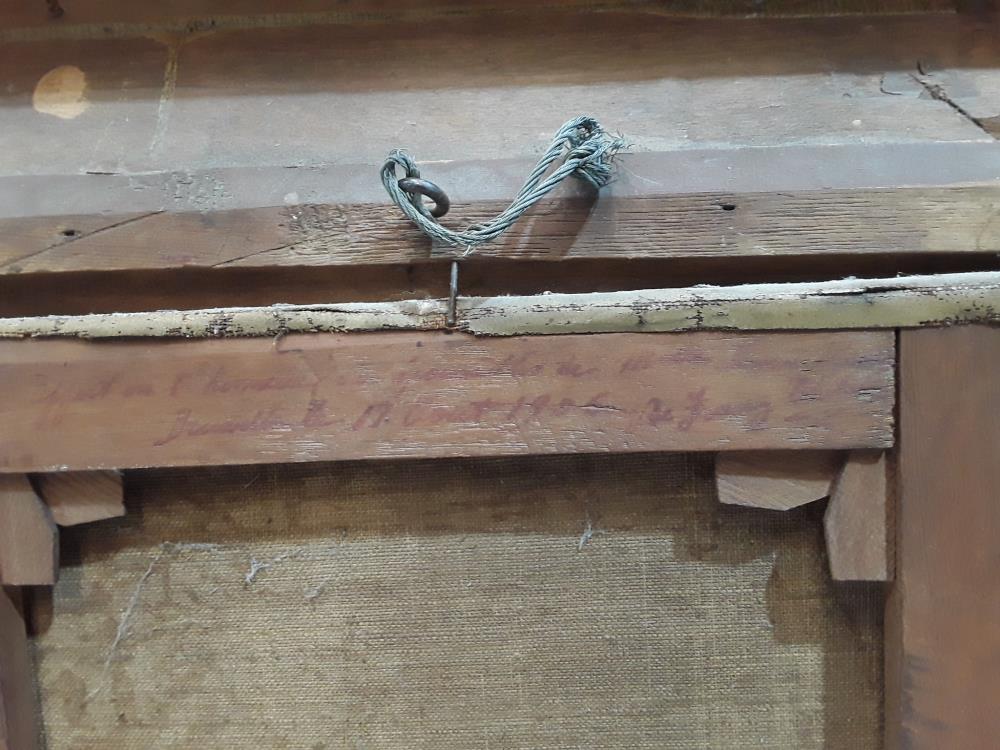 PEINTURE SUR TOILE ETUDE D'ITALIEPAR FRANZ THELEN