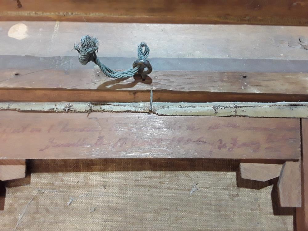 PEINTURE A L'HUILE ÉTUDE ITALIENNE FRANZ THELEN 1826-1877 