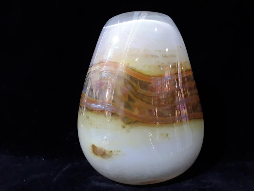 VASE VAL ST LAMBERT SIGNÉ ALFRED COLLARD NUMEROTÉ