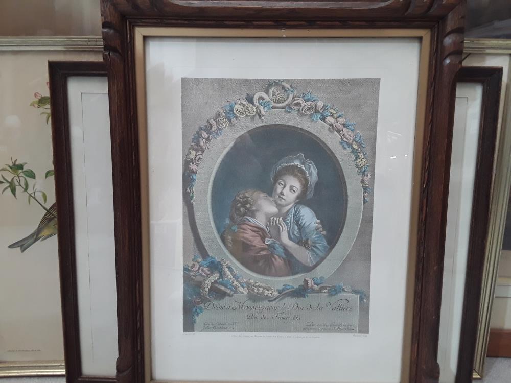 LITHOGRAPHIE LE DUC DE LA VALLIERE