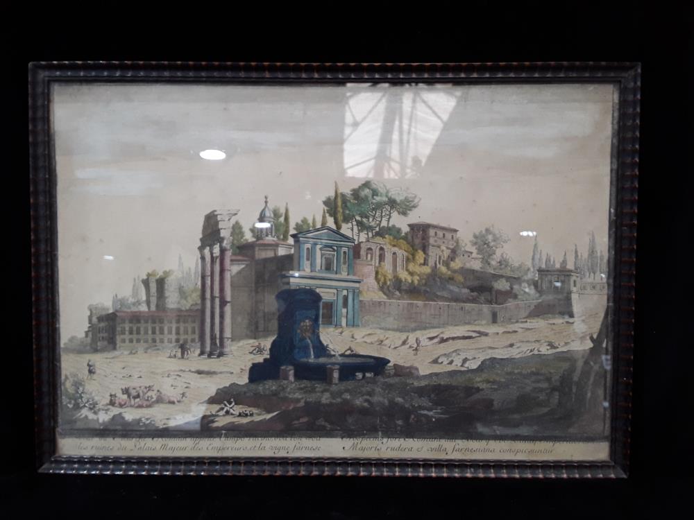 LITHOGRAPHIE PALAIS DE FARNESE 