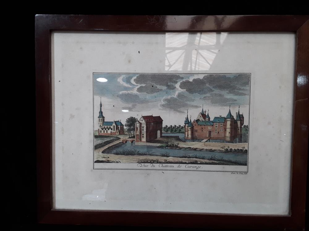 LITHOGRAPHIE CHATEAU DE GURANGE