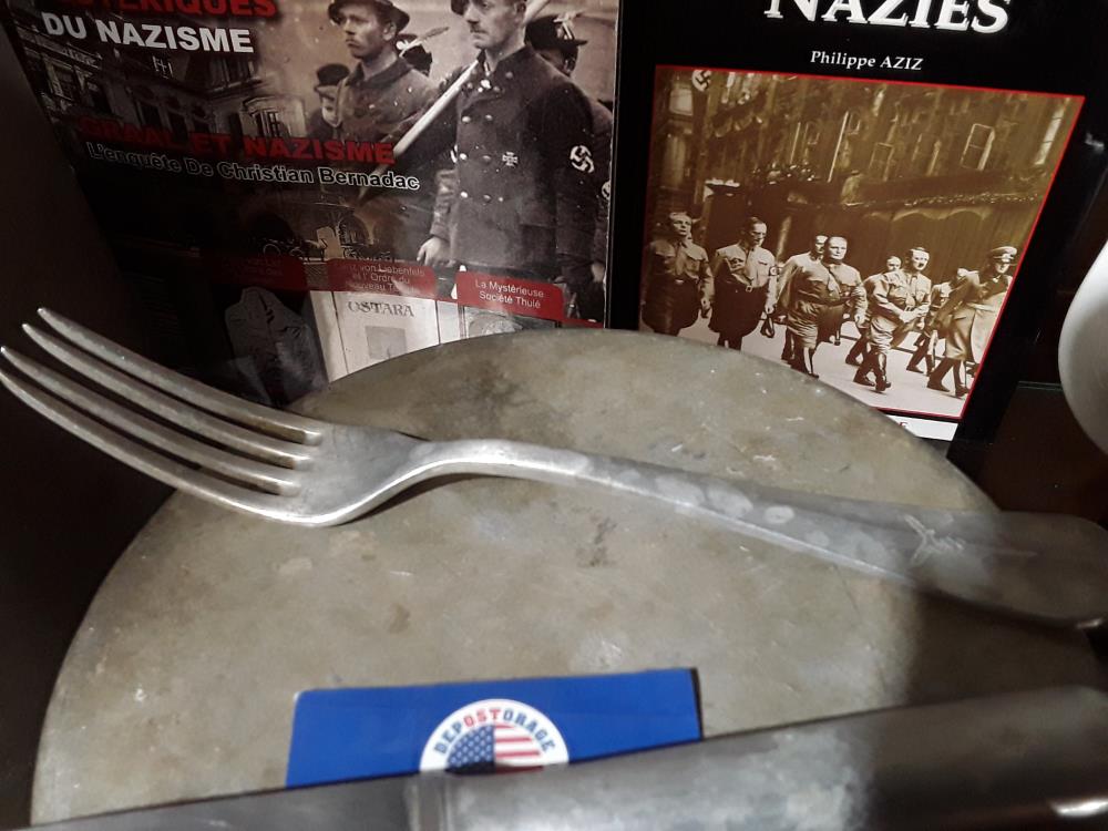 FOURCHETTE ALLEMANDE LUFT OFFICIER MESS FLORENNES WW2