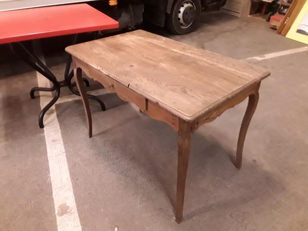 TABLE DE BUREAU CHENE ET PIED DE BICHE 