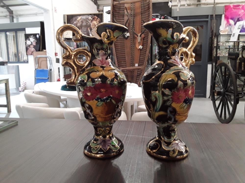 PAIRE DE VASE MINIATURE BECQUET 