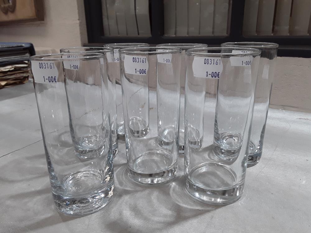 LOT DE 7 VERRES
