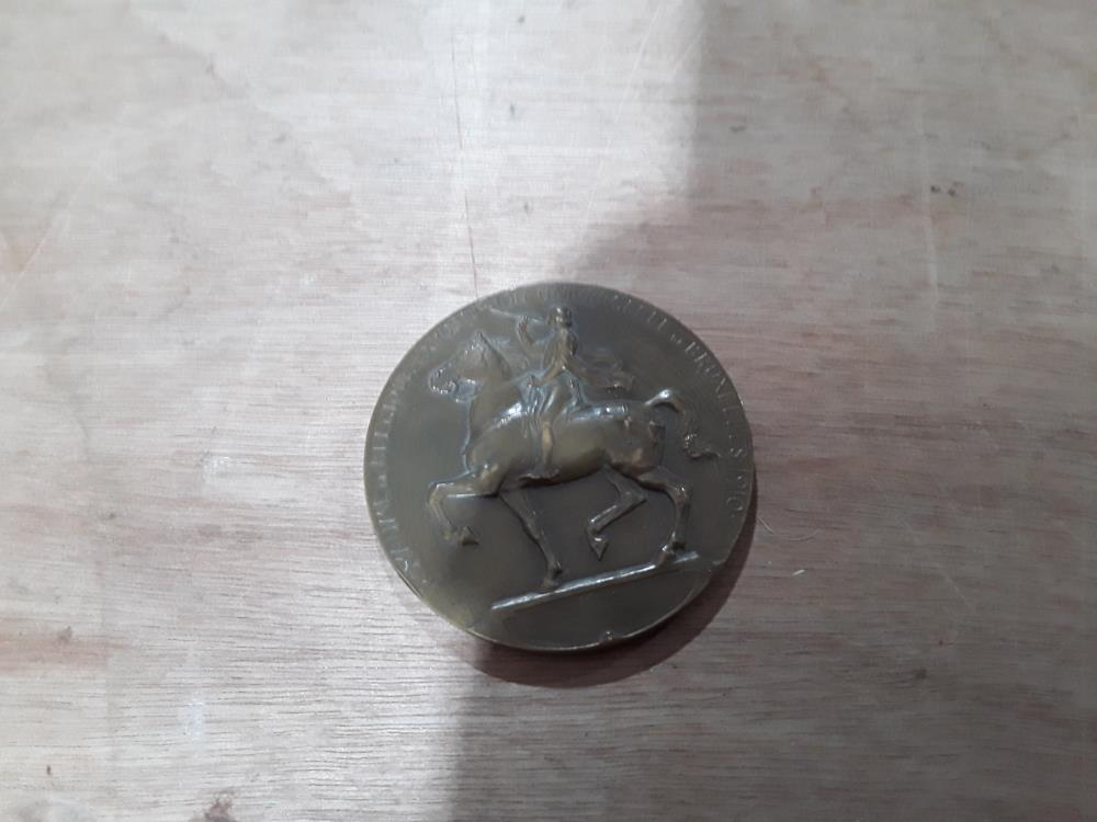 MEDAILLE EN BRONZE 1910 EXPO UNIVERSEL BRUXELLES 