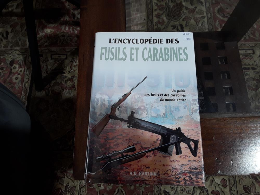 LIVRE "FUSILS ET CARABINES"