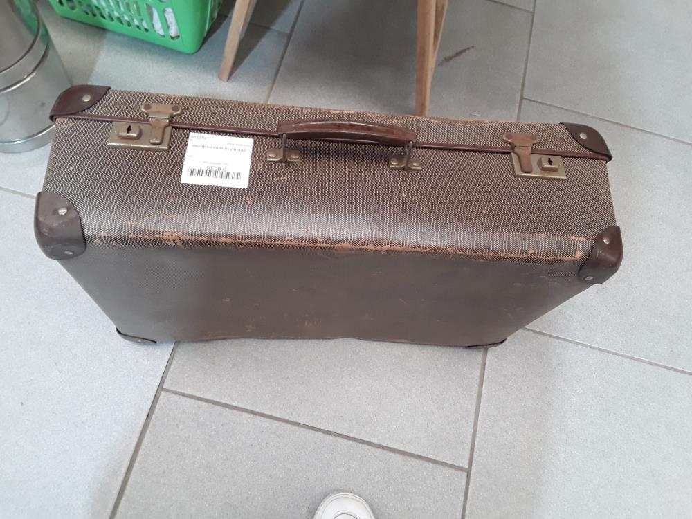VALISE EN CARTON VINTAGE 