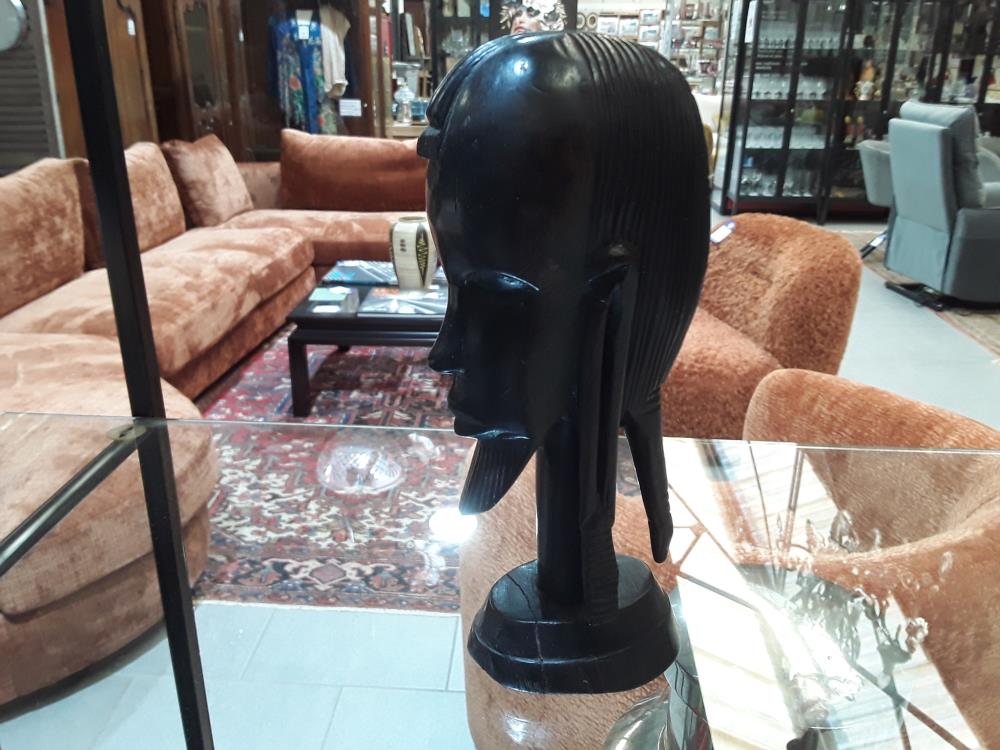 TETE EN ÉBEN AFRIQUE CENTAL CONGO 