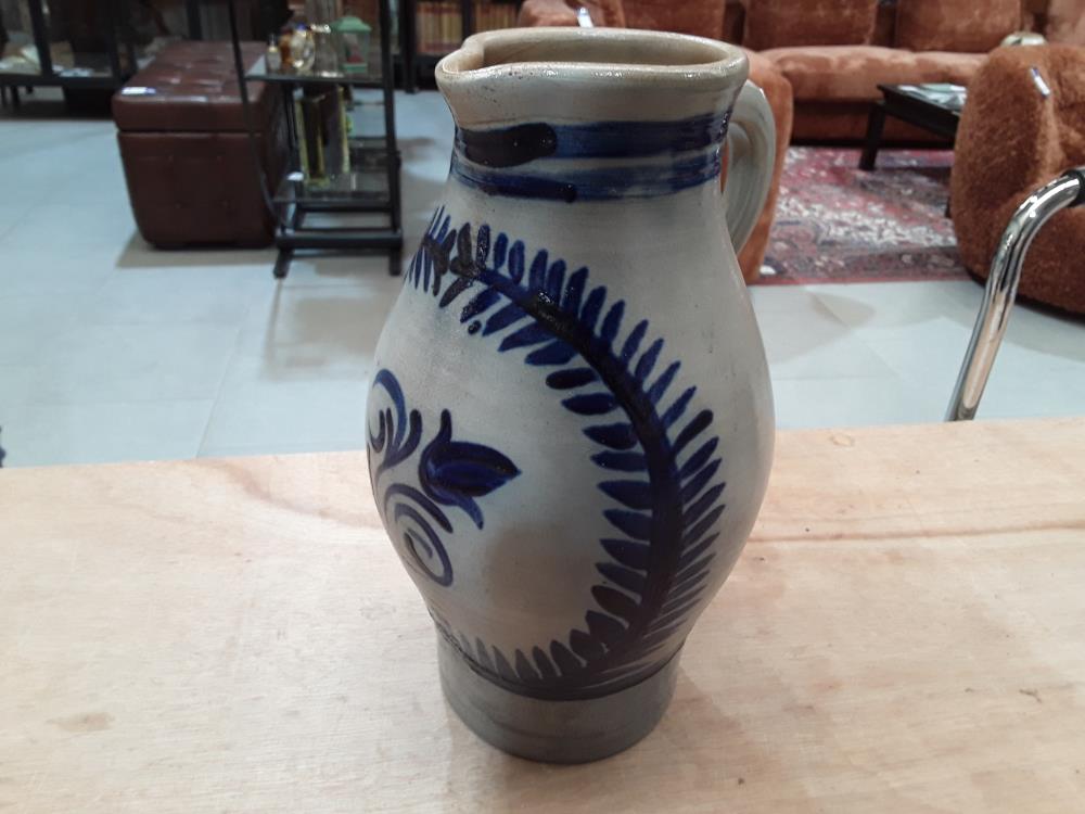 PICHET EN GRES BLEU ET GRIS 