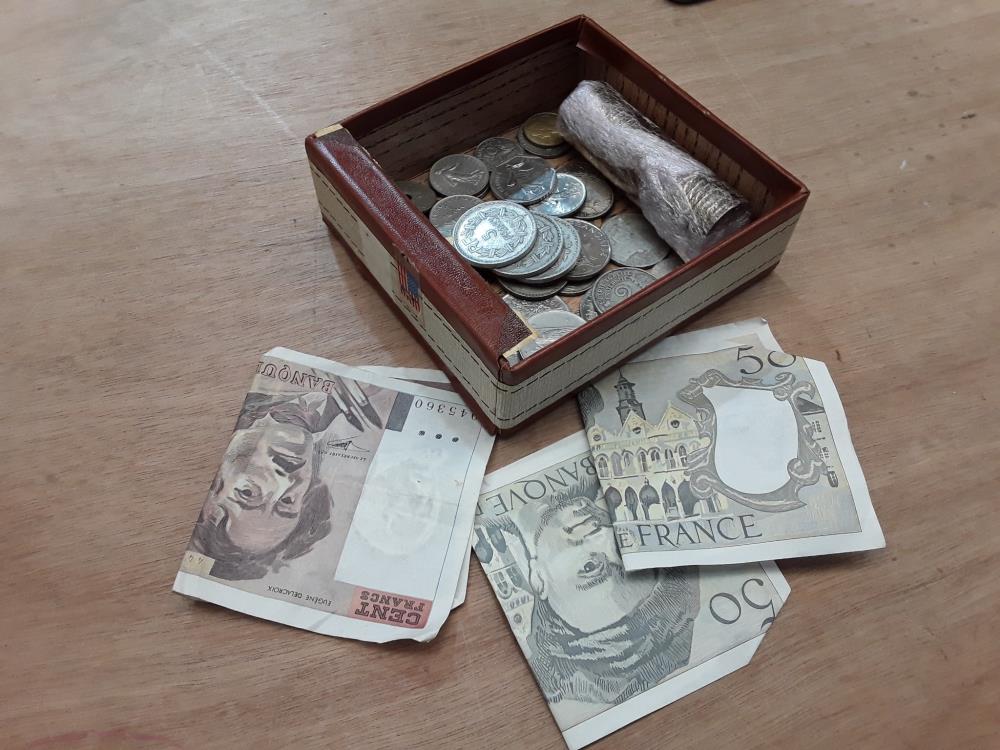 LOT DE PIECES ET BILLETS FRANÇAIS 