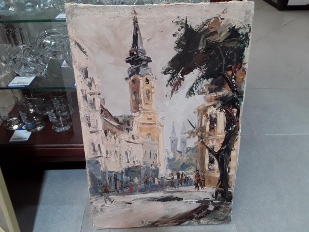 PEINTURE IMPRESSIONNISTES SIGNÉ B.COURAUT 1972