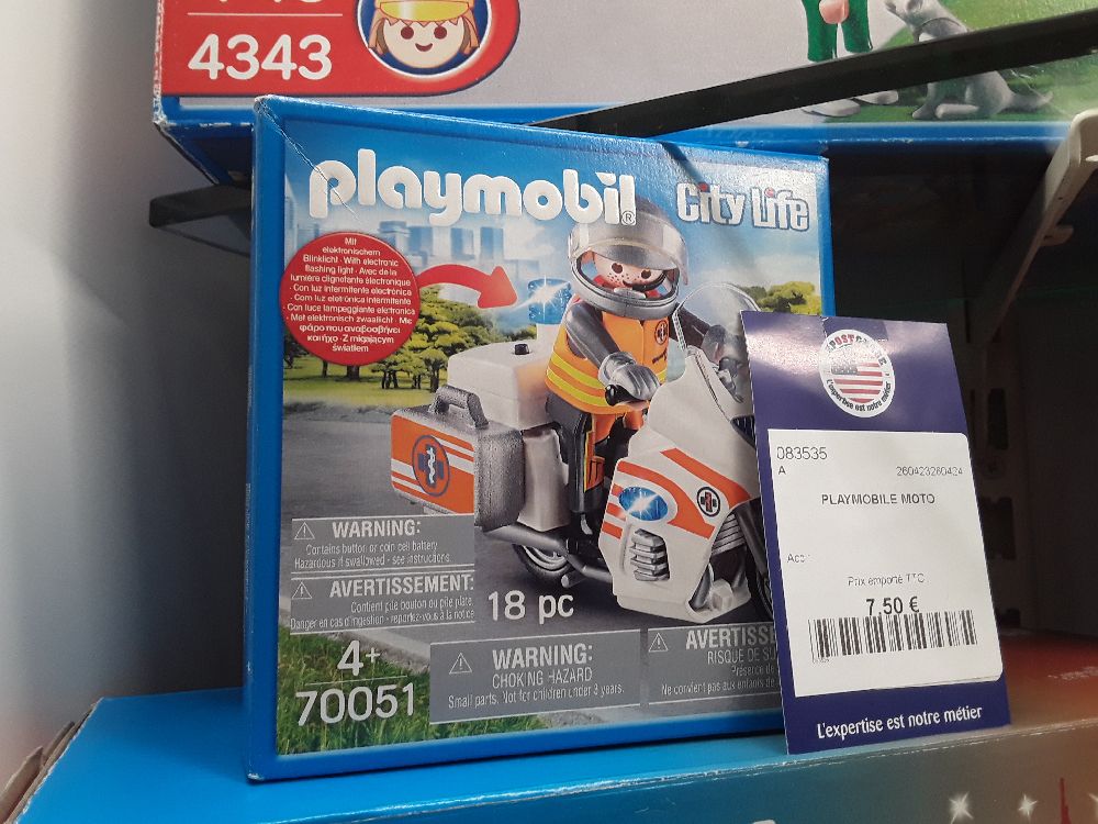 PLAYMOBILE MOTO 