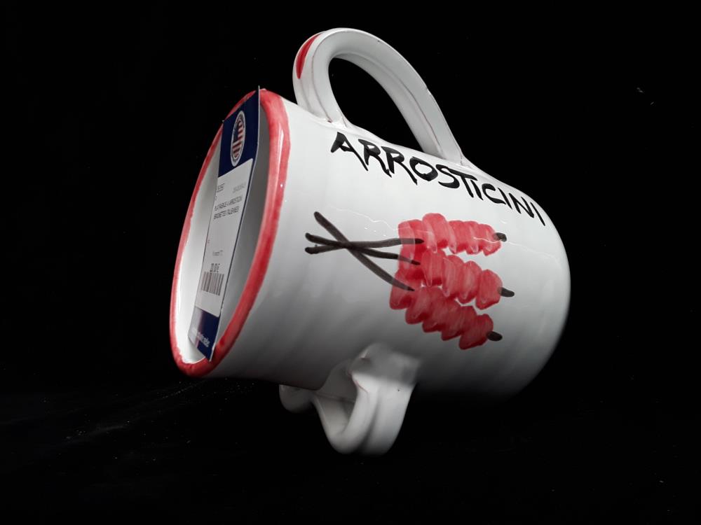 PLAT FAIENCE À ARROSTICINI (BROCHETTES ITALIENNES)