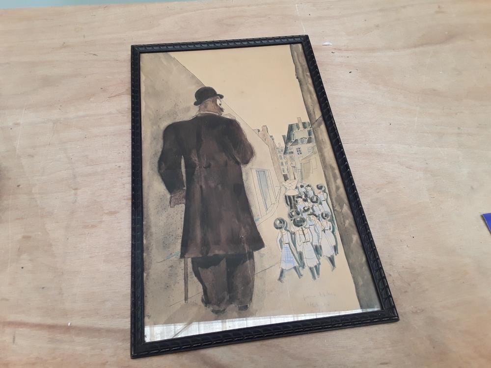 DESSIN RÉALISÉ PAR HERVÉ BAILLE 1896 - 1974 DESSINATEUR HUMORISTE ET AFFICHISTE 