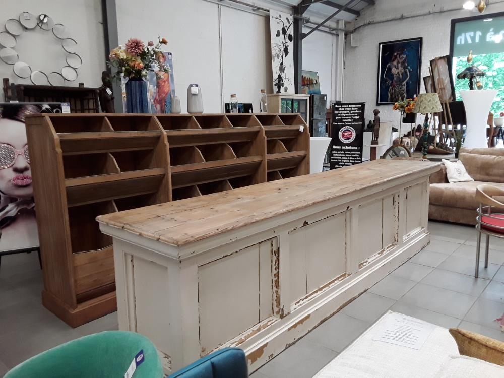 COMPTOIR BOULANGERIE DECO VINTAGE (3.7 M X 0.70 )