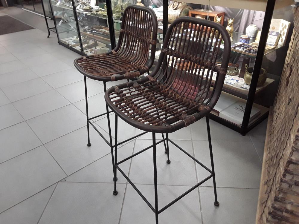 TABOURET MÉTAL DÉCO
