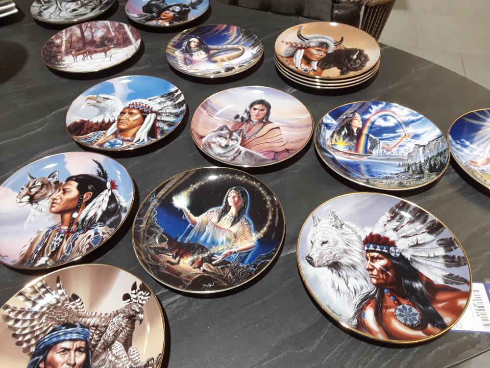 ASSIETTE FRANKLIN MINT INDIEN 