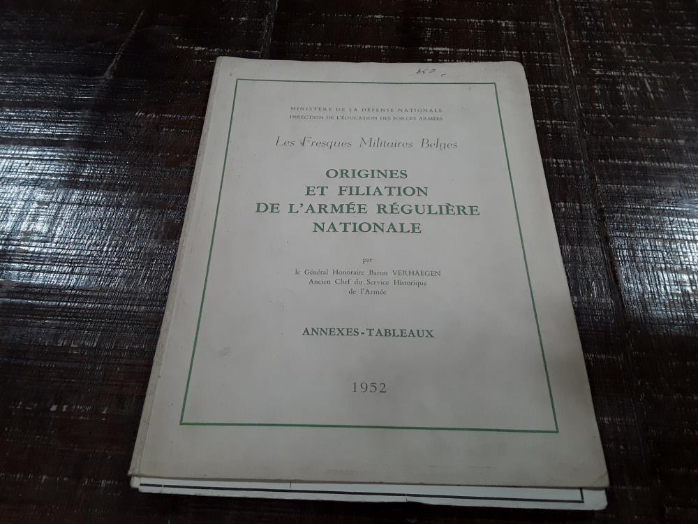 LES FRESQUES MILITAIRES BELGES 1952