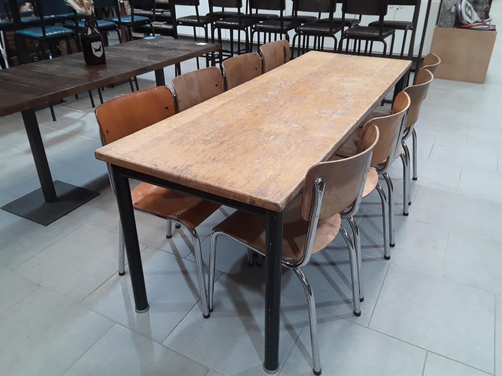TABLE DE CANTINE DECO VINTAGE