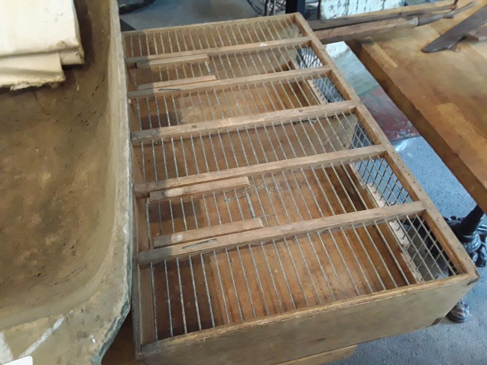 DOUBLE CAGE À TRANSPORT DECO VINTAGE 