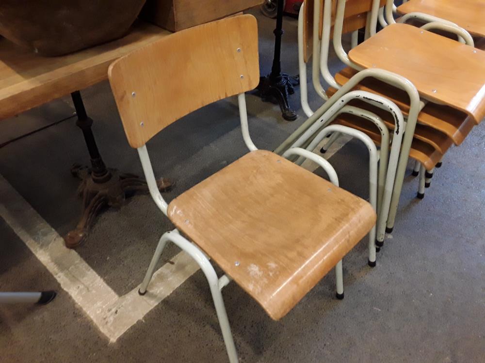 CHAISSE ECOLE DECO VINTAGE 