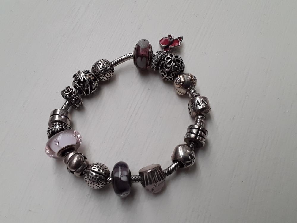 BRACELET PANDORA ARGENT 835 ET OR 18K 