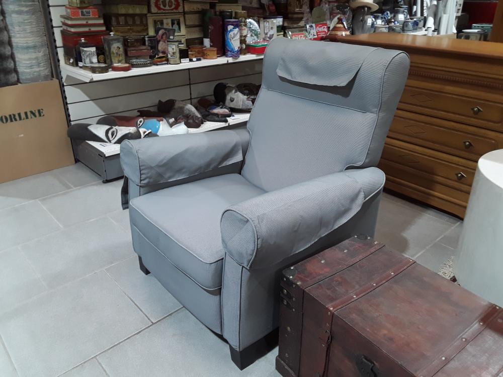 FAUTEUIL GRIS RELAX 