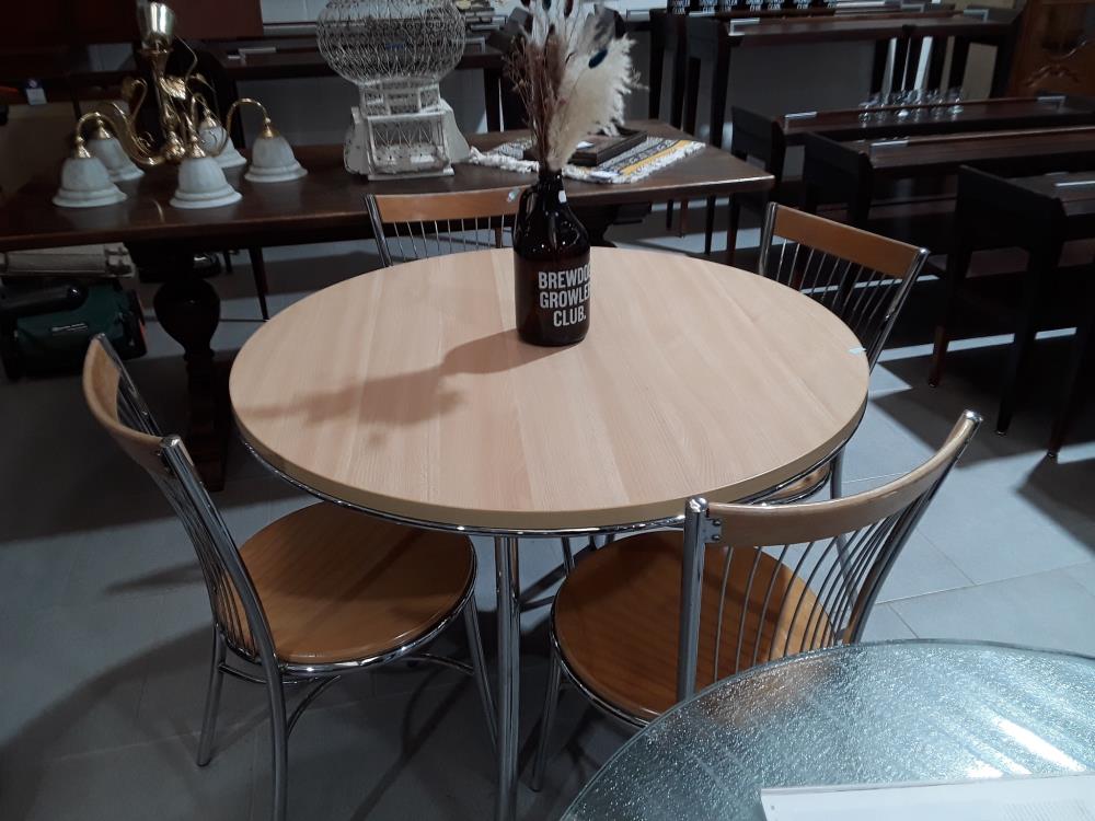 TABLE DE CUISINE MODERNE +4 CHAISES 