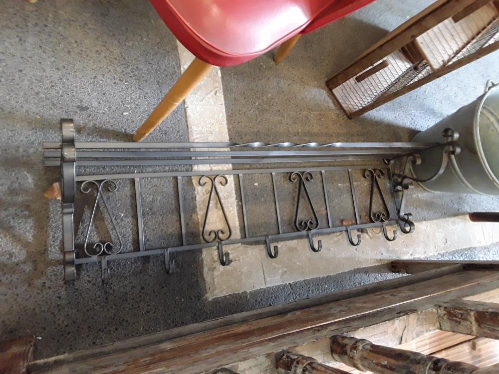PORTE MANTEAUX FER FORGÉ 